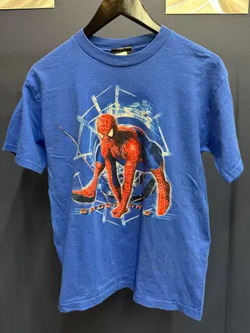 스파이더맨 2 2004년 제작 티셔츠 파랑