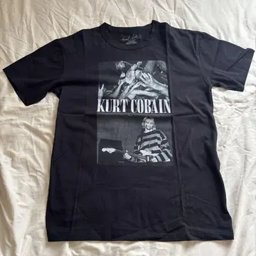 Kurt Cobain 프린트 티셔츠 XS(실측치수 S~M) 블랙