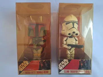 Boba Fett & Clone Trooper 보블헤드 세트 미개봉