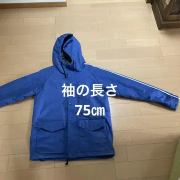 파란색 마운틴 후드티 소매 75cm 허리 55cm