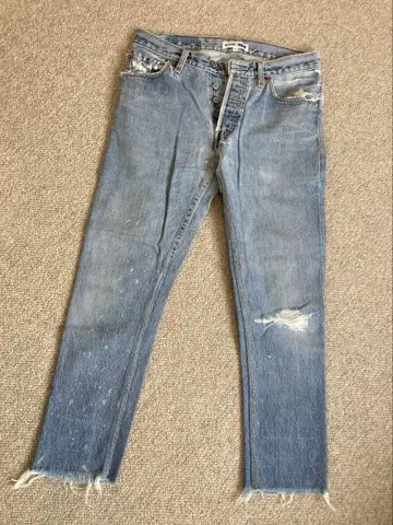 Levis RE/DONE 리바이스 USA 리던 25 데님 청바지