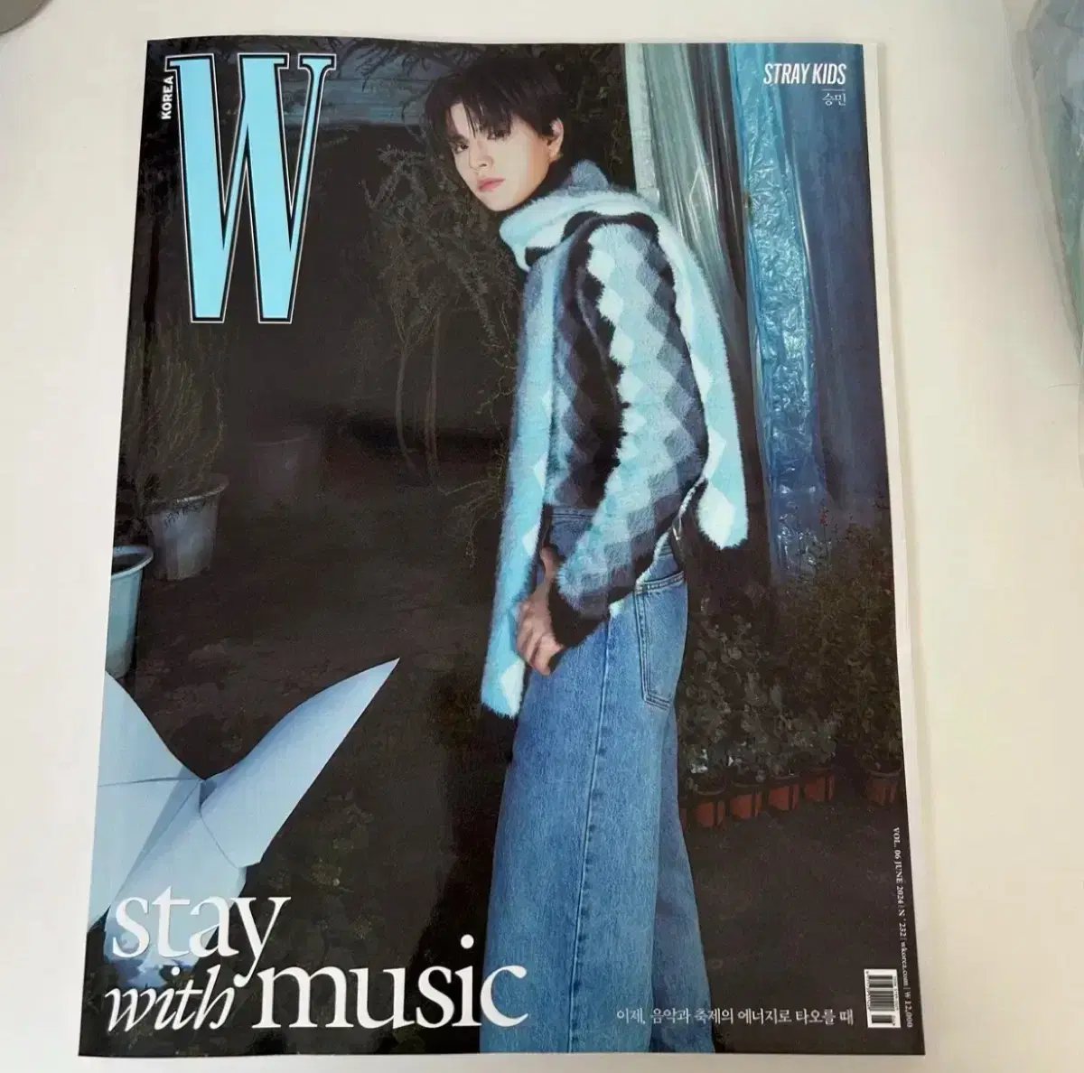 스키즈 승민 더블유 N형 잡지 양도 포카 분철 콘서트