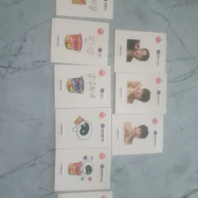 진라면띠부씰 9개일괄