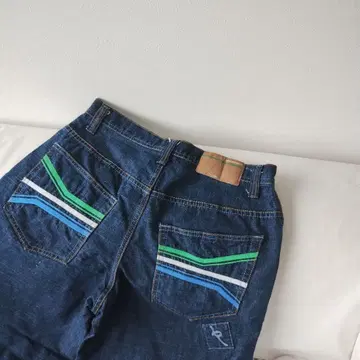 Y2K hiphop 초와이드 roca wear 와이드 팬츠 포켓 자수