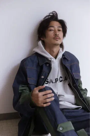 사카이 아페쎄 MA-1 데님 자켓