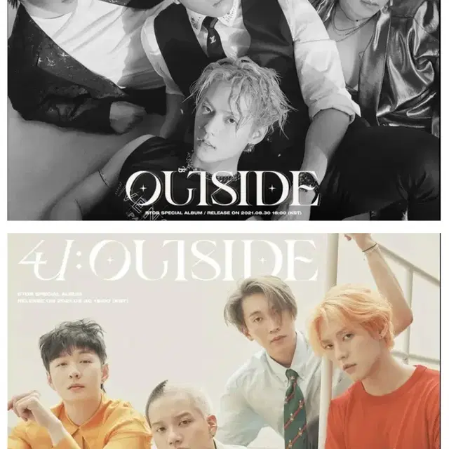 비투비 4U OUTSIDE 앨범 특전 포스터 2종