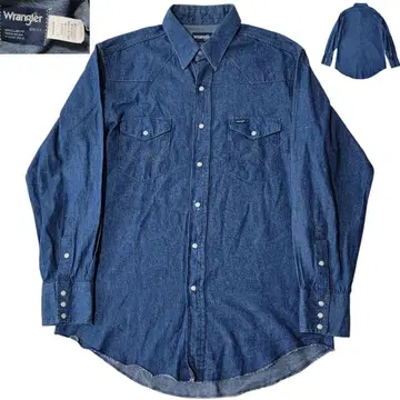 80S USA제 랭글러 Wrangler 데님 셔츠 70127MW
