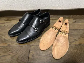 REGAL 더블 몽크 가죽 신발 슈 트리 포함 26.5cm 정도에 적합