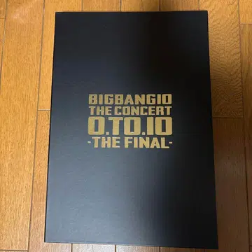 BIGBANG 0.TO.10 -THE FINAL- 사진집 금 테이프