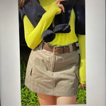 Allison Brown 캐주얼 카고 스커트 미니 스커트