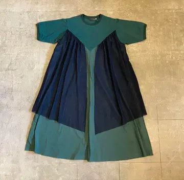 nunuforme 누누폼 "V 절개 개더 원피스"