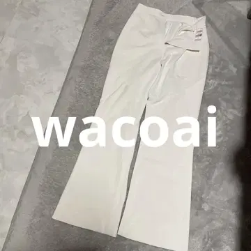 wacoai 흰 옷 팬츠