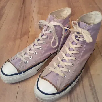 컨버스 CONVERSE ALLSTAR 80년대 라일락 사이드 스티치