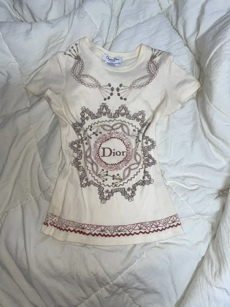 디올 dior 빈티지 반팔 파우닝133 shop502 와이즈걸 큐빈티지