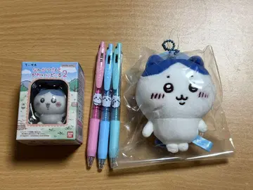 치이카와 하치와레 부드럽고 귀여운 마스코트와 볼펜 세트