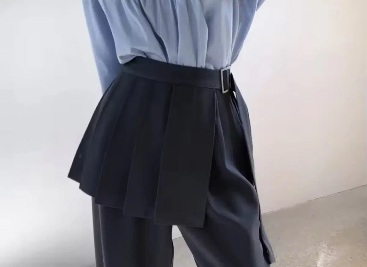 와이드 슬렉스 치마바지 s