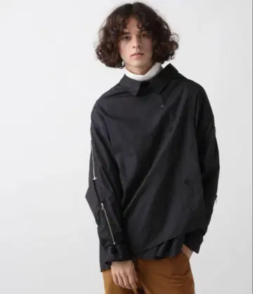 하레 HARE ZIP 디자인 BIGSHIRTS 지퍼 셔츠