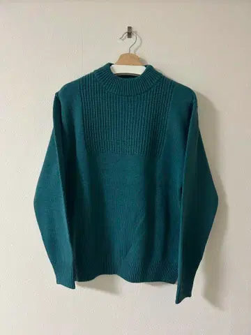 New Name Dress Hippy 터콰이즈 그린 스웨터