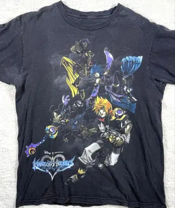 KingdomHearts 킹덤하츠 티셔츠 00s 레어