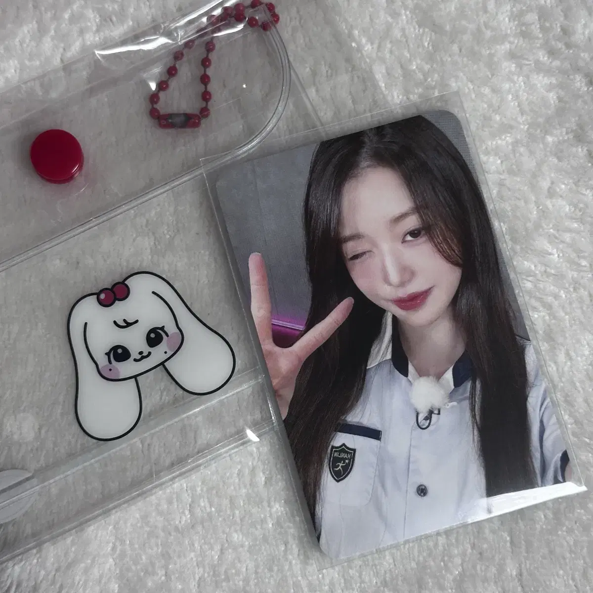 아이브 사운드웨이브 사웨 미공포 포카 파우치 장원영 세트