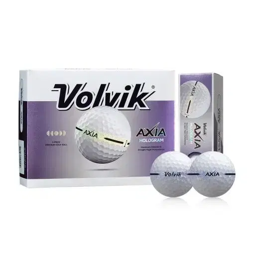 볼빅 엑시아 홀로그램 골프공 3피스 AXIA 듀얼코어 2025년 정품
