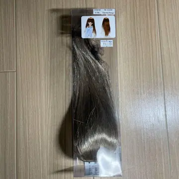 보크스 SD용 가발 샤기 스트레이트 스모키 베이지