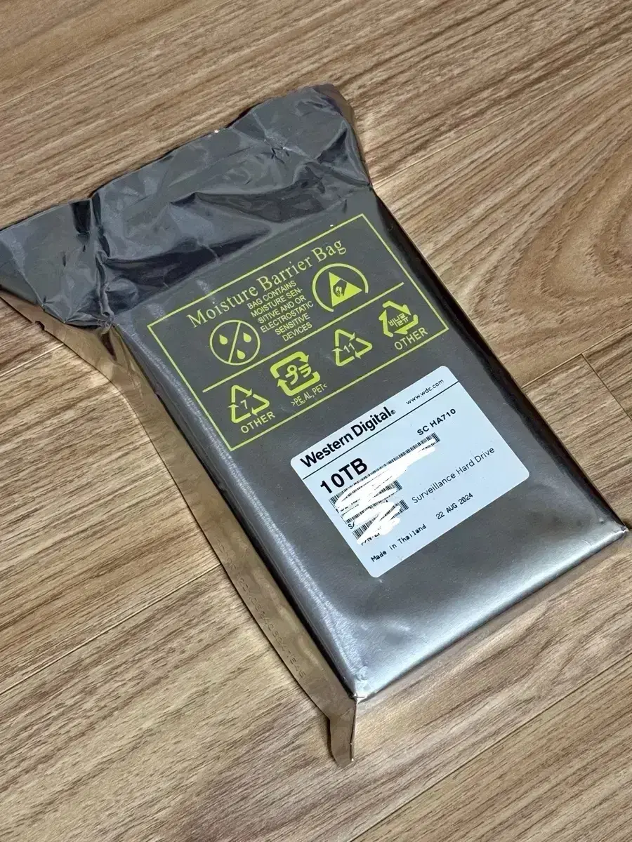 한화비전 정품 CCTV HDD WD101PURA 웨스턴디지털  10TB