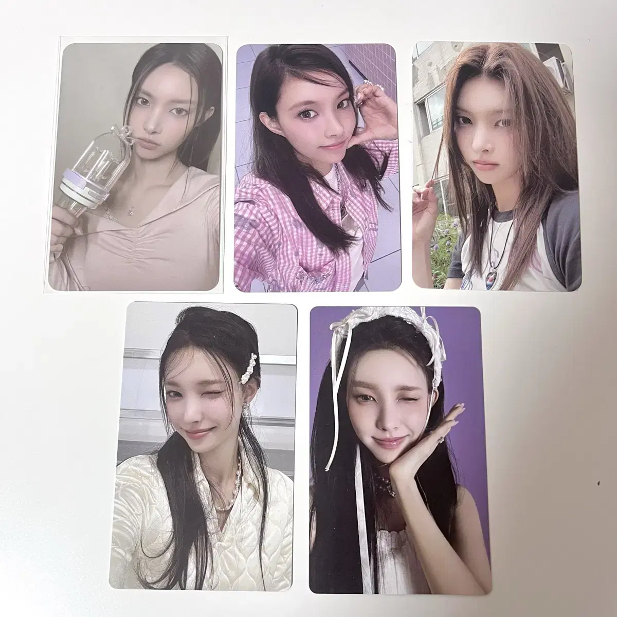 아일릿 illit 윤아 응원봉 포카 & 위버스 포카 일괄 양도
