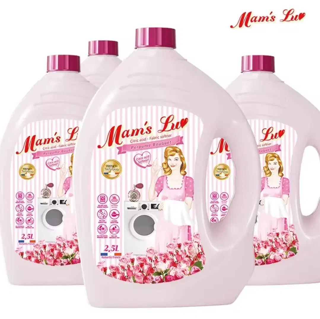 맘스럽 퍼퓸부케 섬유유연제 2.5L 4개