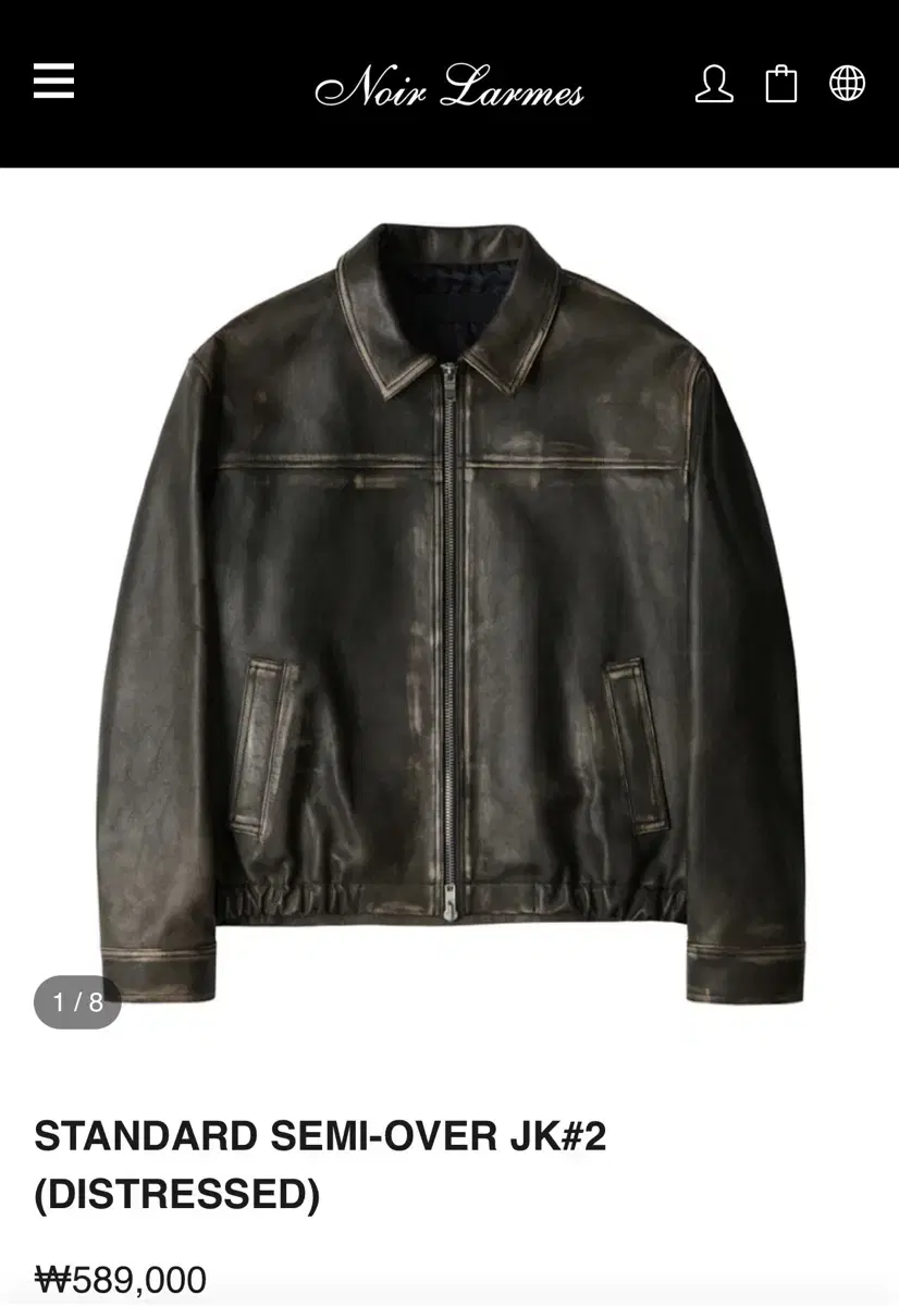 Noir L'Hermès Semi off-the-shoulder leather jacket