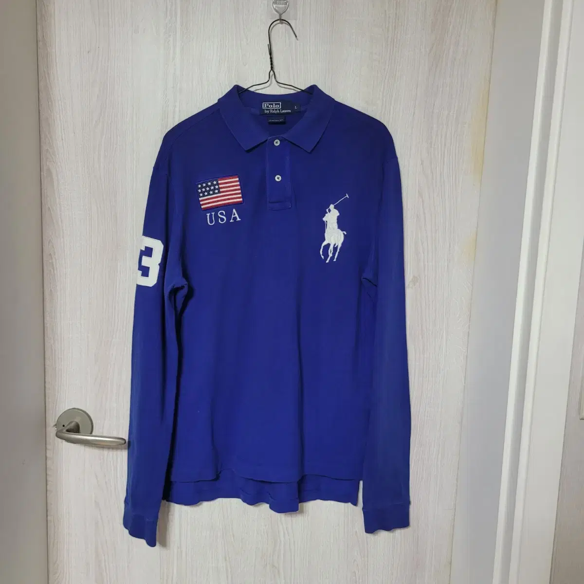 POLO USA 패치 폴로 카라티