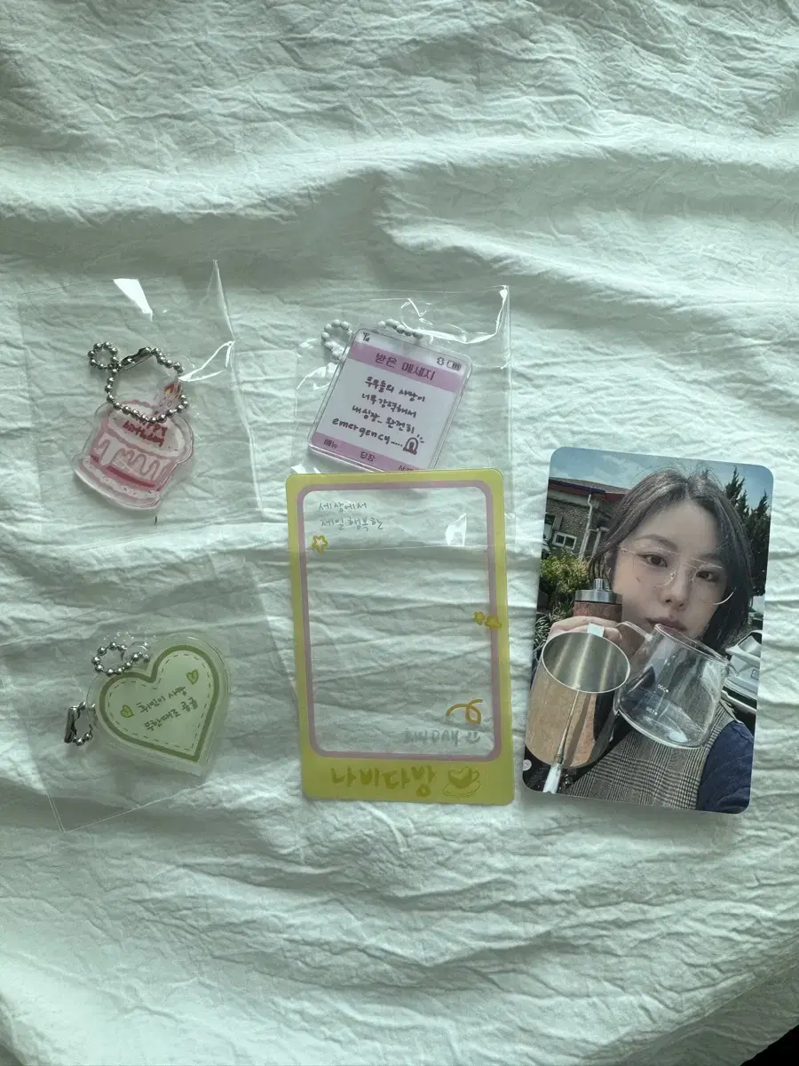 마마무 휘인 나비다방 생일카페 키링 포카 포카프레임