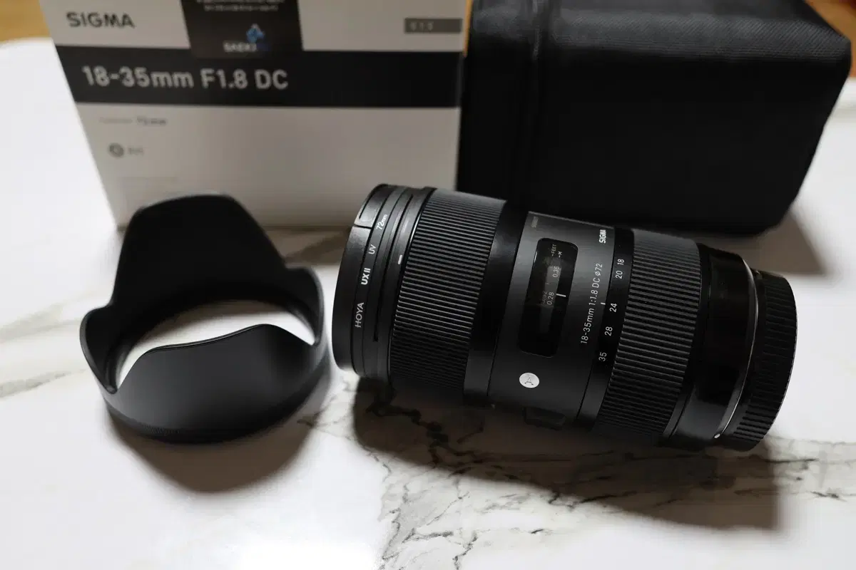 시그마 18-35mm 렌즈 판매합니다.(캐논마운트)