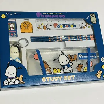 산리오 포차코 1995년 문구 세트 스터디 세트