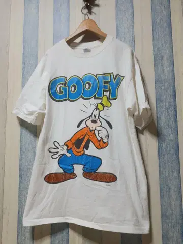 90s USA제 GENUS GOOFY 구피 티셔츠 남성용 L