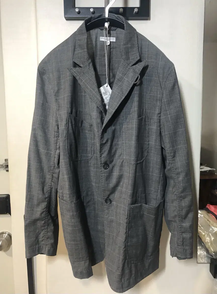 [Unused/Tropical Wool/Measures] Engineeredgarments Glencheck NB Jacket