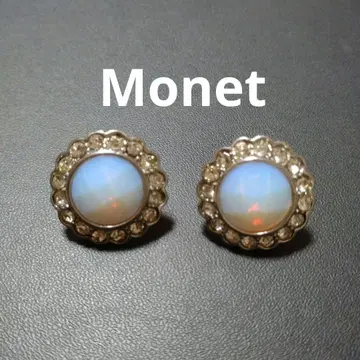 MONET 모네 귀걸이 빈티지 오로라 파스텔 블루
