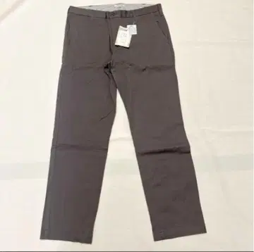 치노 팬츠 남성용 남성 롱 팬츠 차콜 L 72cm 스트레치