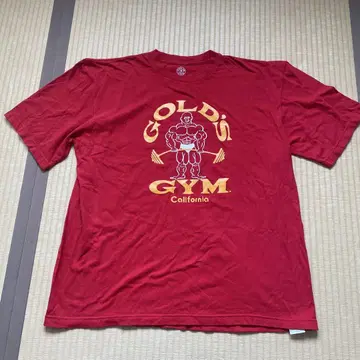 골드짐 티셔츠 GOLD'S GYM California 로고 티셔츠