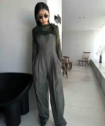 아메리 빈티지 메디 2웨이 프릴 롬퍼