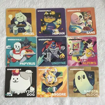 undertale 언더테일 게이머 베이킹 코스터 9개 세트