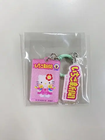 산리오 딸기 신문 아크릴 참 키티 시크릿