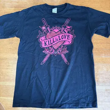 킬 빌 KILL is LOVE 티셔츠 M 사이즈