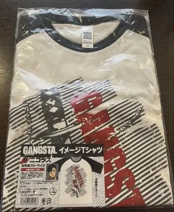 GANGSTA. 이미지 티셔츠 니콜라스