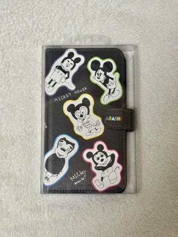아라시 여행 전시회 미키 스마트폰 케이스 블랙