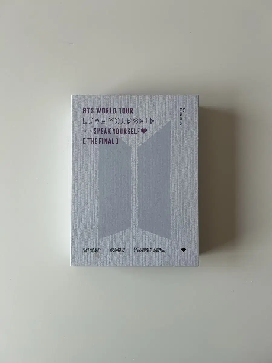 방탄소년단 BTS 럽유셀 스픽콘 스파콘 디비디 DVD