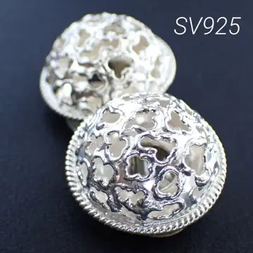 SV925 시스루 귀걸이 스털링 실버 실버 925
