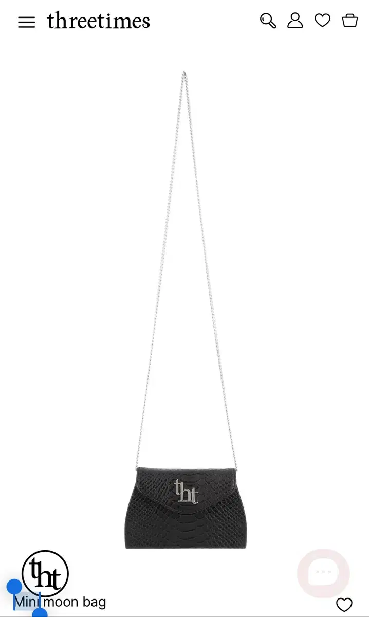 threetimes mini moon bag