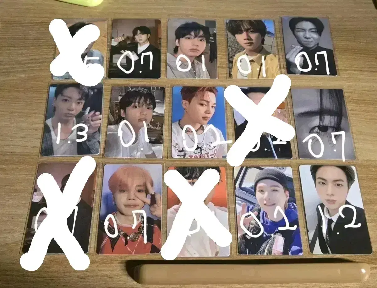 방탄 포토카드