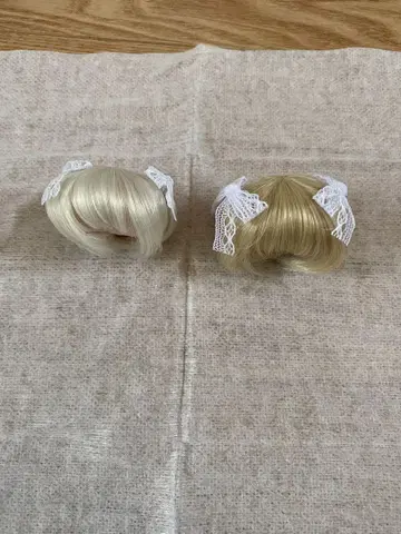 인형 가발 3.5인치 2개 세트
